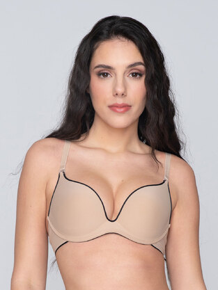 Miracle one beige push-up bra