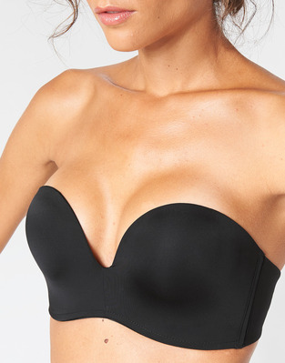 Strapless push-up bra D/E