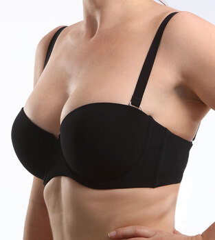 Invisible strapless bra D