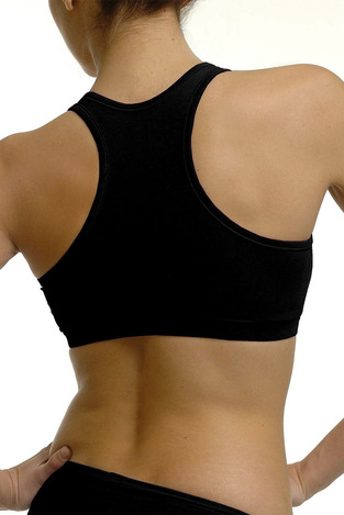Bustier with sporty back