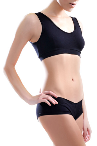 Bustier with wide straps