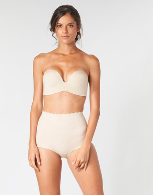 Strapless push-up bra D/E