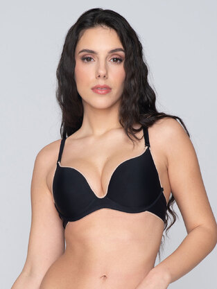 Miracle one black push-up bra